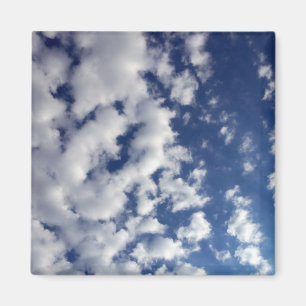 Wolken auf blauem Himmel Magnet