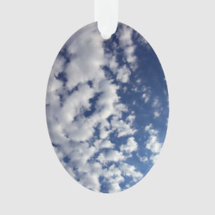 Wolken auf blauem Himmel Ornament
