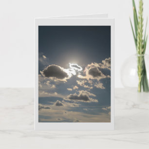 Wolken aus Beileid Karte