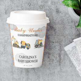 Wolken Baby im Bau Babydusche Pappbecher