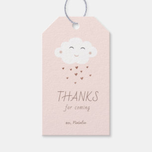 Wolken-Babyshower-Dankeschön-Geschenk-Anhänger Geschenkanhänger
