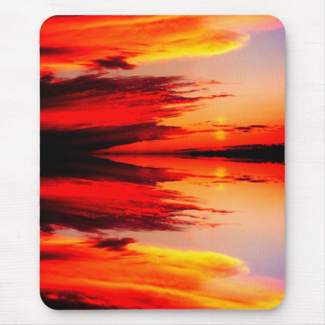 Wolken bei Sonnenuntergang Mousepad (Vorne)