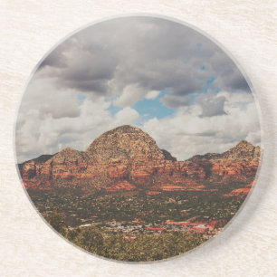 Wolken beim Einrollen in Sedona Getränkeuntersetzer