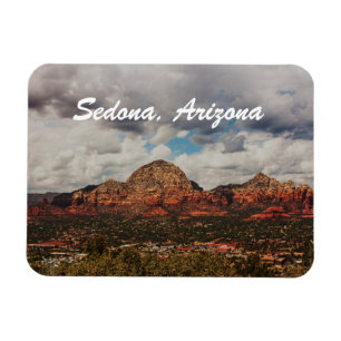 Wolken beim Einrollen in Sedona Magnet