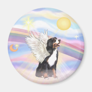 Wolken - Berner Sennenhund Engel Magnet