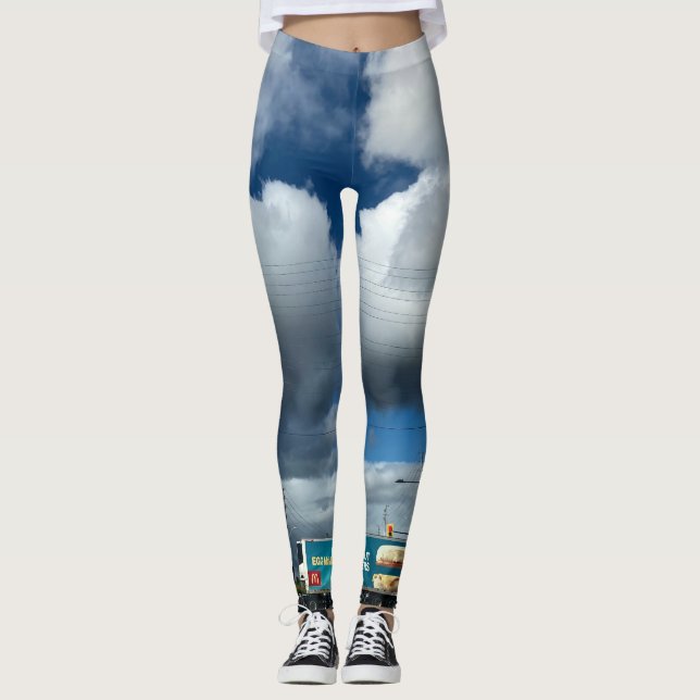 Wolken der Day Series von AskStudio Leggings (Vorderseite)