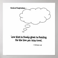 Wolken der inspiration™ Liebe frei gegeben