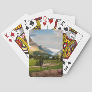 Wolken, die durch Berge fegen Spielkarten