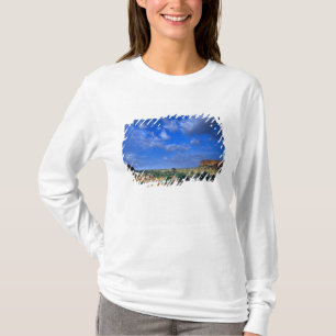 Wolken, die über den Himmel ziehen über T-Shirt