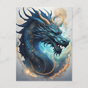 Wolken-Drache Postkarte