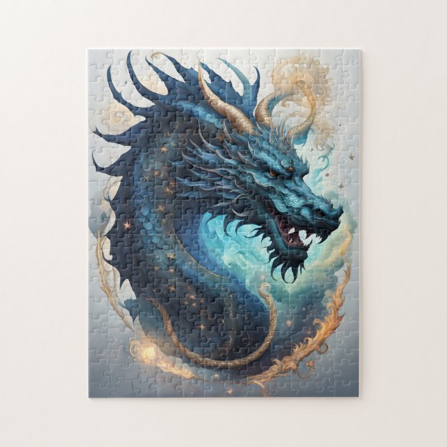 Wolken-Drachen-Puzzle  Puzzle (Vertikal)