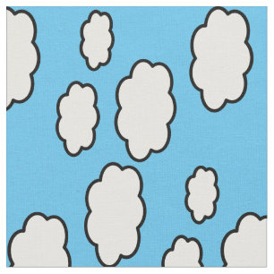Wolken-Druck-Gewebe Stoff