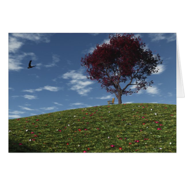 Wolken fahren mit Karte (Vorderseite (Horizontal))