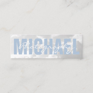 Wolken   Fotografie Mini Visitenkarte