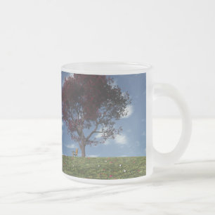 Wolken gehen, durch Tasse zu segeln
