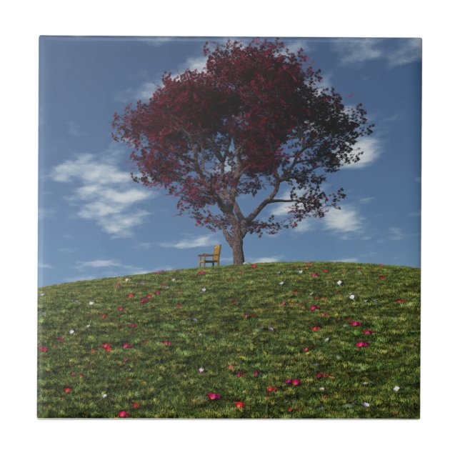 Wolken gehen mit dekorativen Fliesen segeln (Vorderseite)