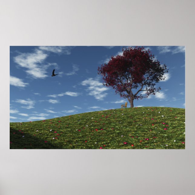 Wolken gehen per Druck segeln Poster (Vorne)