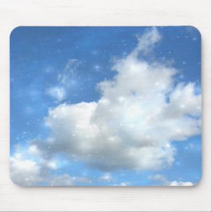 Wolken-Glitzern Mousepad