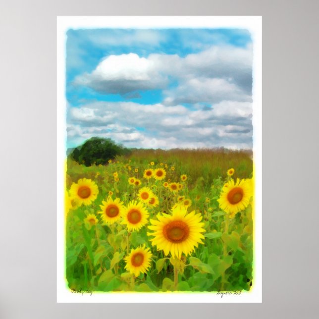 Wolken heute, Plakat (Vorne)