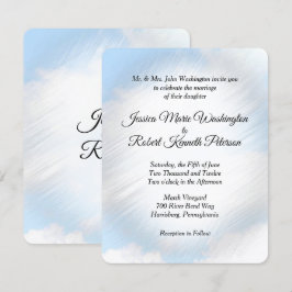 Wolken Hochzeitseinladungen Einladung