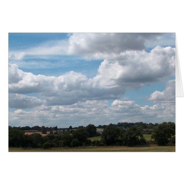 Wolken im blauen Himmel (Vorderseite (Horizontal))