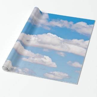 Wolken im blauen Himmel Geschenkpapier