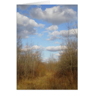 "Wolken im Frühling über der Bahn"