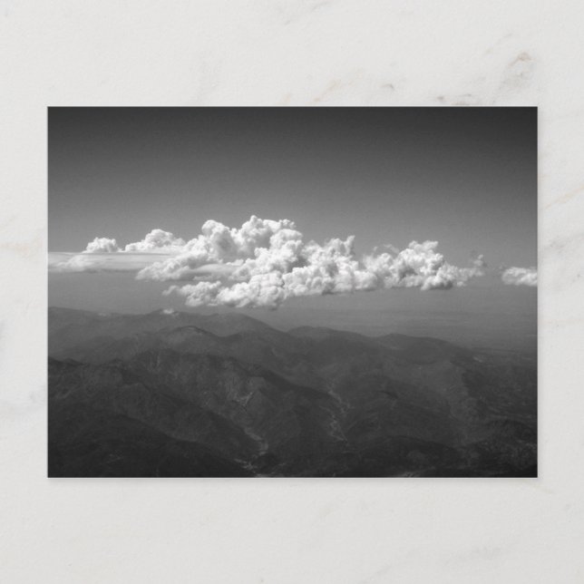 Wolken im Himmel Postkarte (Vorderseite)