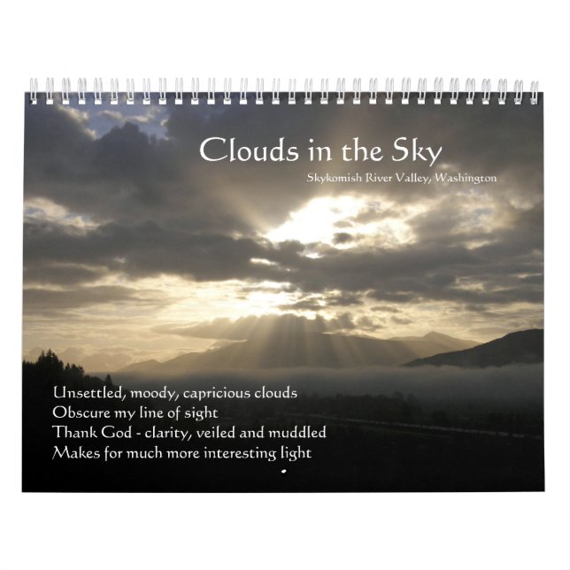 Wolken im Himmelskalender Kalender (Titelbild)