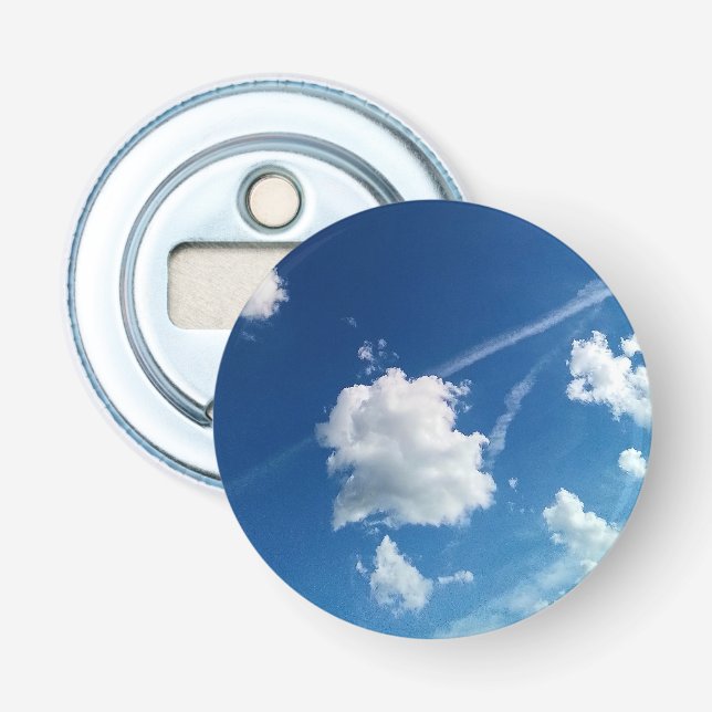 Wolken im Licht Flaschenöffner (Vorderseite)