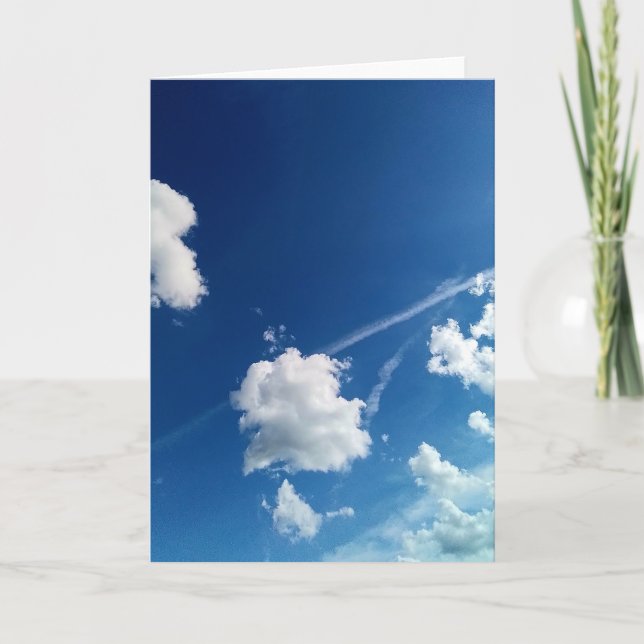 Wolken im Licht Karte (Vorderseite)