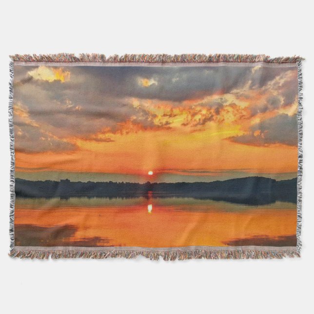 Wolken in der Morgendämmerung Decke (Vorderseite)