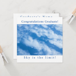 Wolken in der Sky Flat Card