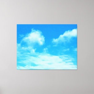 Wolken in Ottawa Blauer Himmel. Jetzt kaufen Leinwanddruck