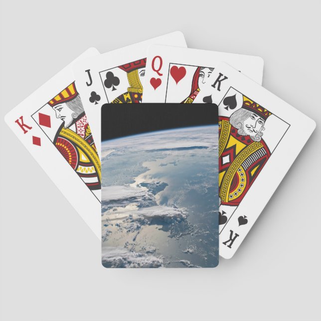 Wolken in Sumatra, Indonesien. Spielkarten (Rückseite)