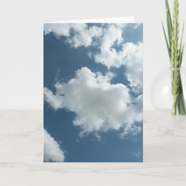 Wolken Karte (Vorderseite)