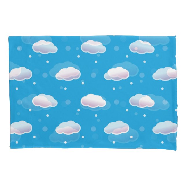 Wolken Kissenbezug (Vorderseite-Links)