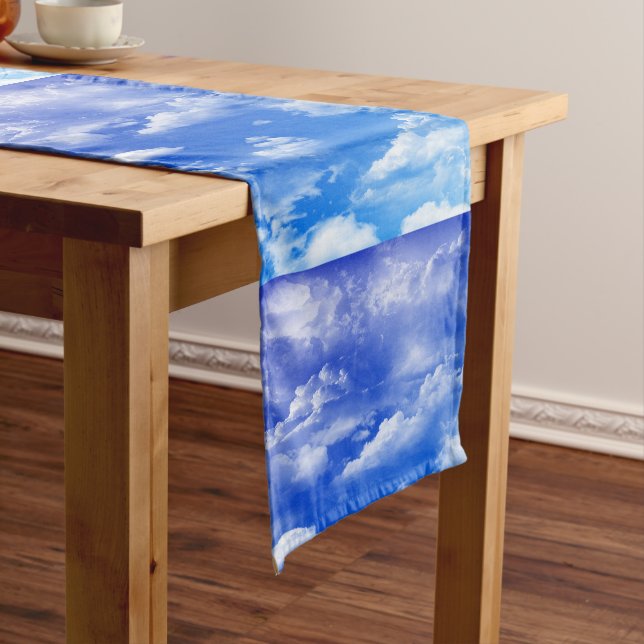 Wolken Kurzer Tischläufer (Beispiel)