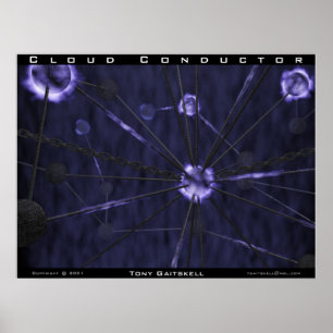 Wolken-Leiter Poster