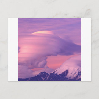 Wolken Lenticular Over Mount Drum Alaska Postkarte
