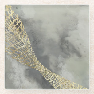 Wolken-Matrix Glasuntersetzer