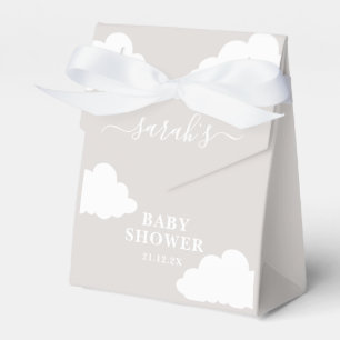 Wolken Minimalistische Babydusche Geschenkschachtel