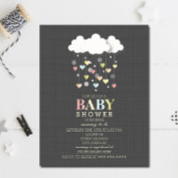 Wolken + neutrale Babydusche