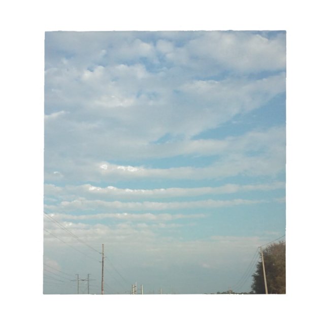 Wolken Notizblock (Vorderseite)