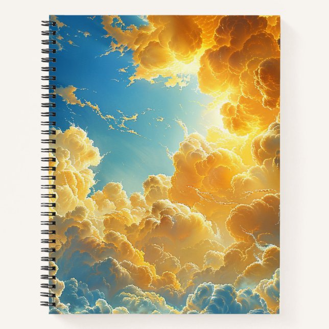 Wolken Notizbuch (Vorderseite)