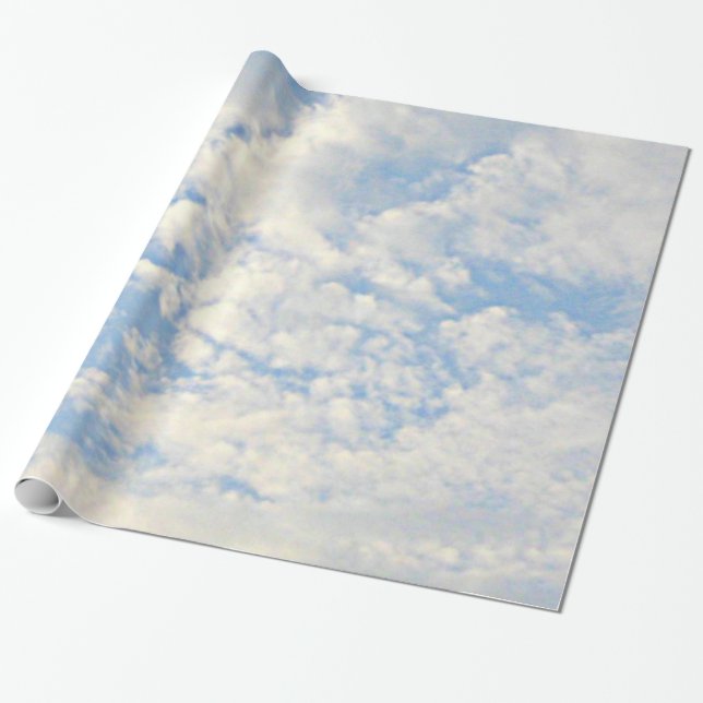 Wolken-Packpapier Geschenkpapier (Ungerollt)