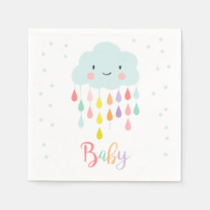 Wolken-Papierservietten-Baby besprühen Serviette