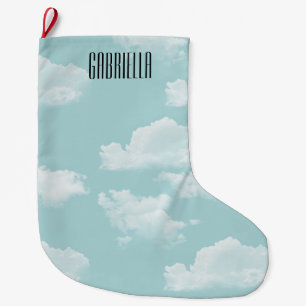 Wolken Personalisiert Großer Weihnachtsstrumpf