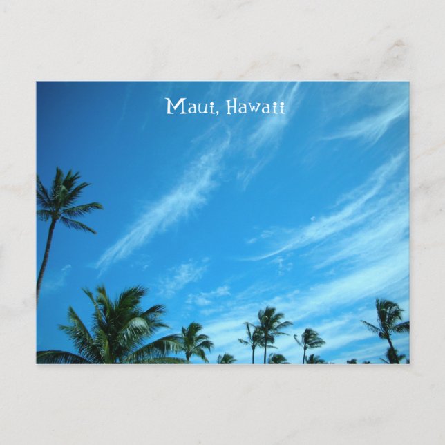 Wolken Postkarte (Vorderseite)