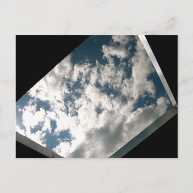 Wolken Postkarte (Vorderseite)